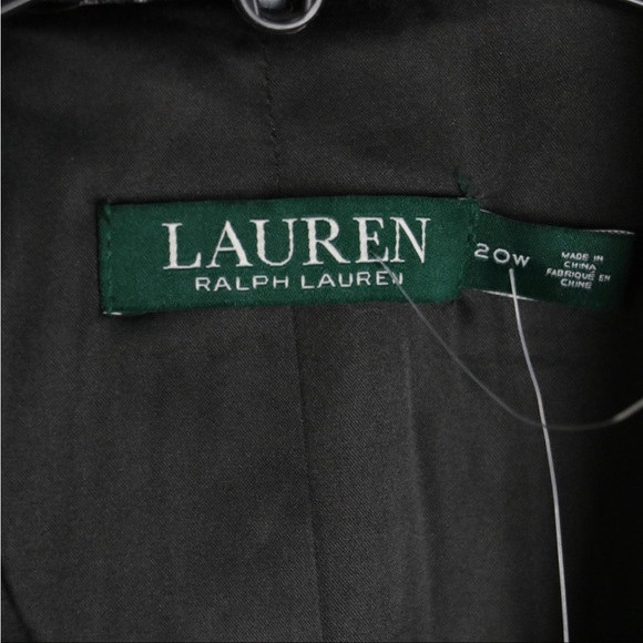 Ralph Lauren Black and Yellow Vayko  Trench Coat - Picture 3 of 5